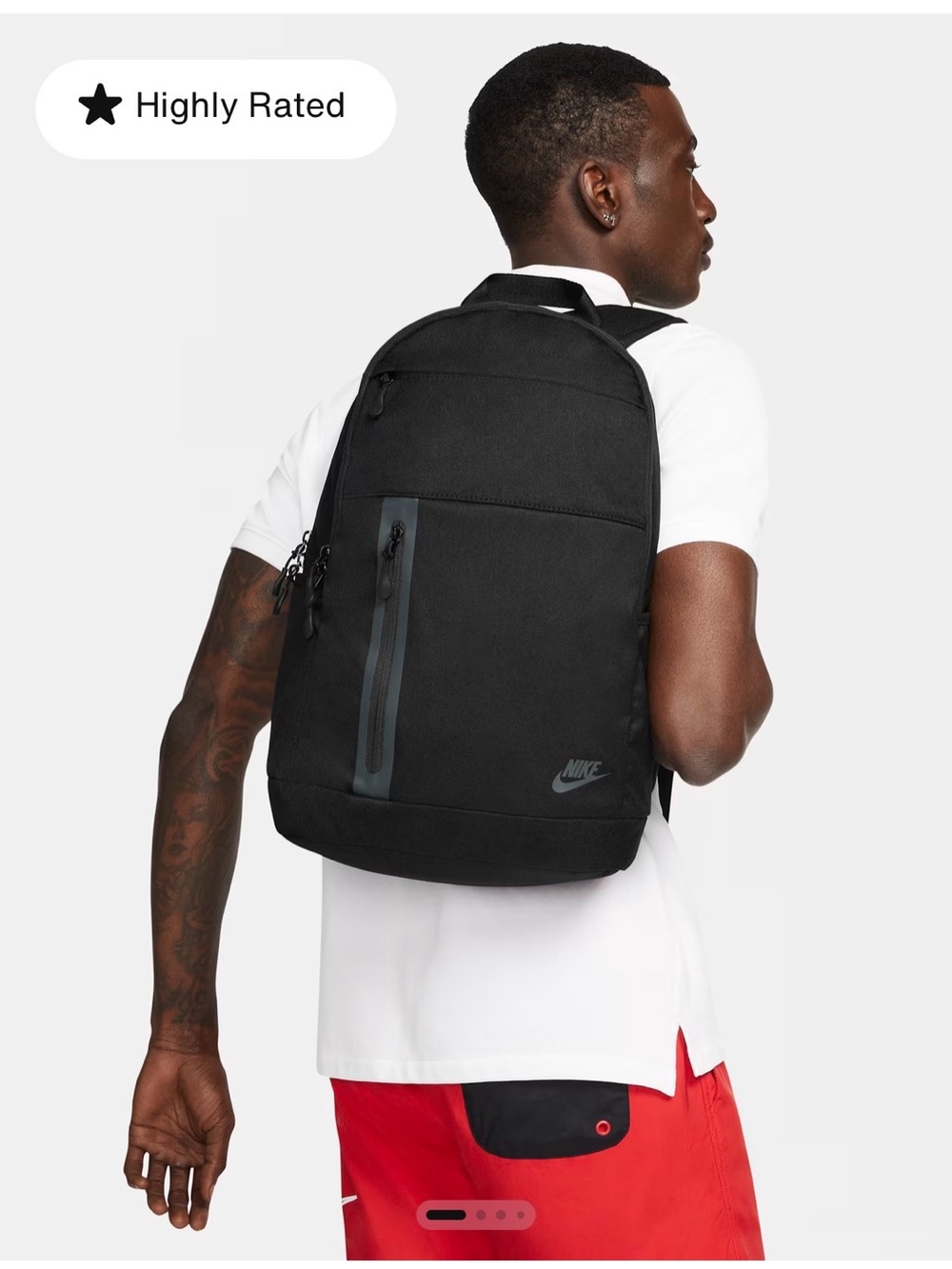 Nike Black Compact Everyday Backpack NWT